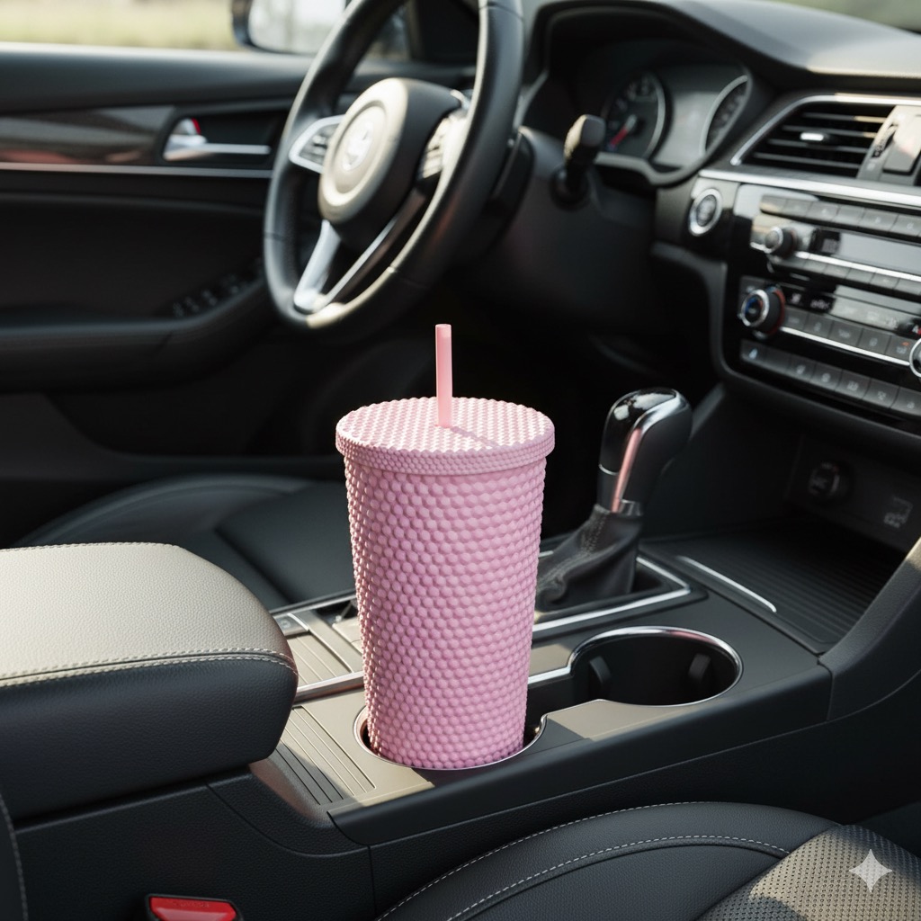 710ml Matte Finish Reusable Tumbler with Straw | Double Wall BPA-Free Sipper Cup | Leakproof Lid | Ideal for Water, Coffee, Juice & Tea - Image 14