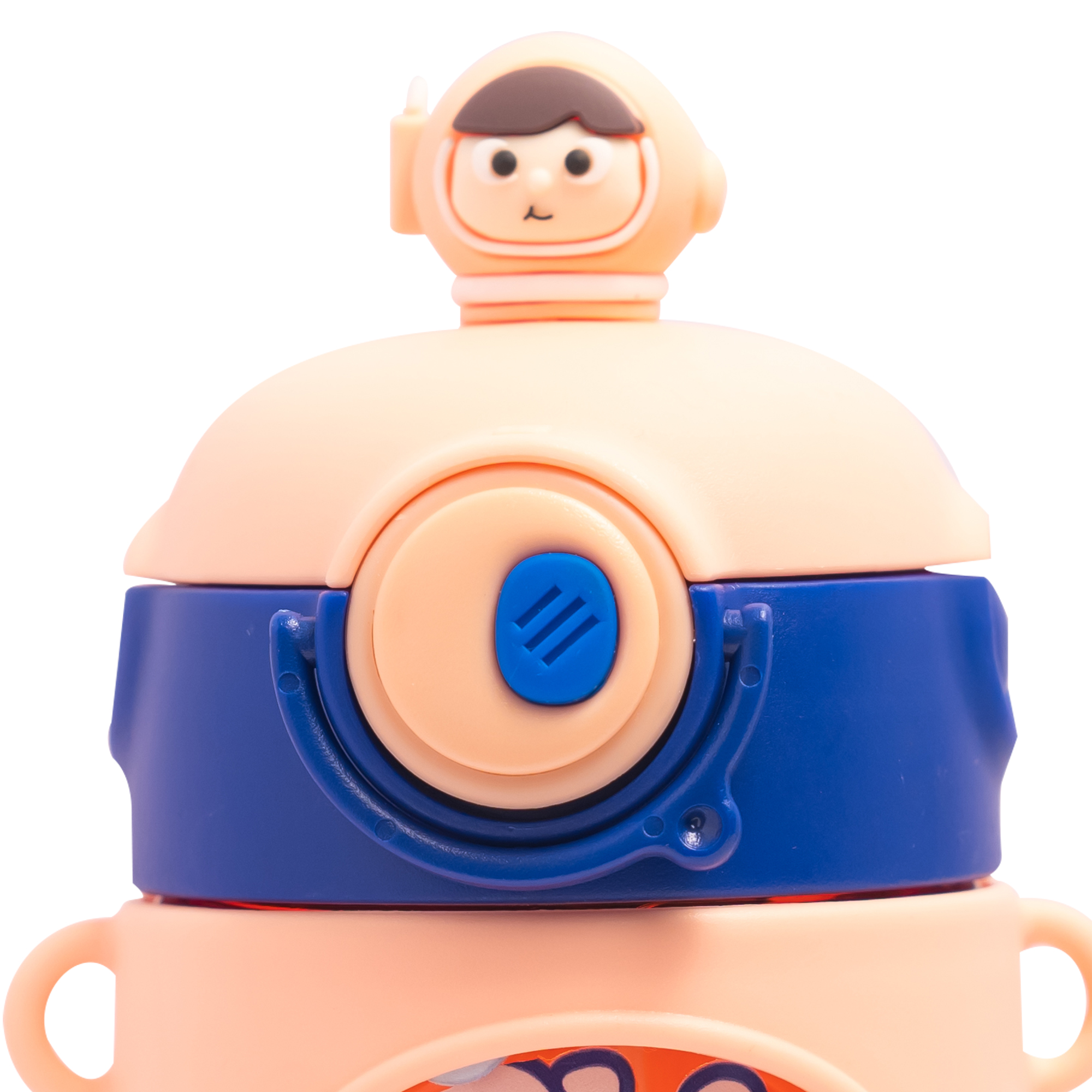 Astronaut/Pilot Theme Kids Water Bottle 500ml – BPA Free Plastic Bottle with Straw, Leak-Proof, One Touch Lid, Cute Space Design for School & Travel. - Image 7