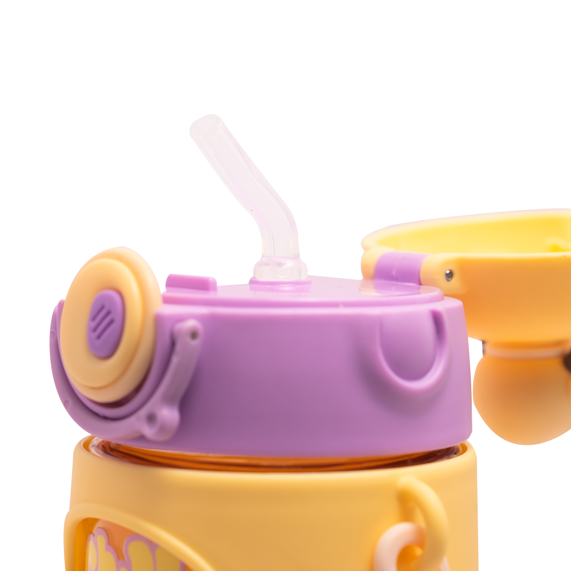 Astronaut/Pilot Theme Kids Water Bottle 500ml – BPA Free Plastic Bottle with Straw, Leak-Proof, One Touch Lid, Cute Space Design for School & Travel. - Image 23