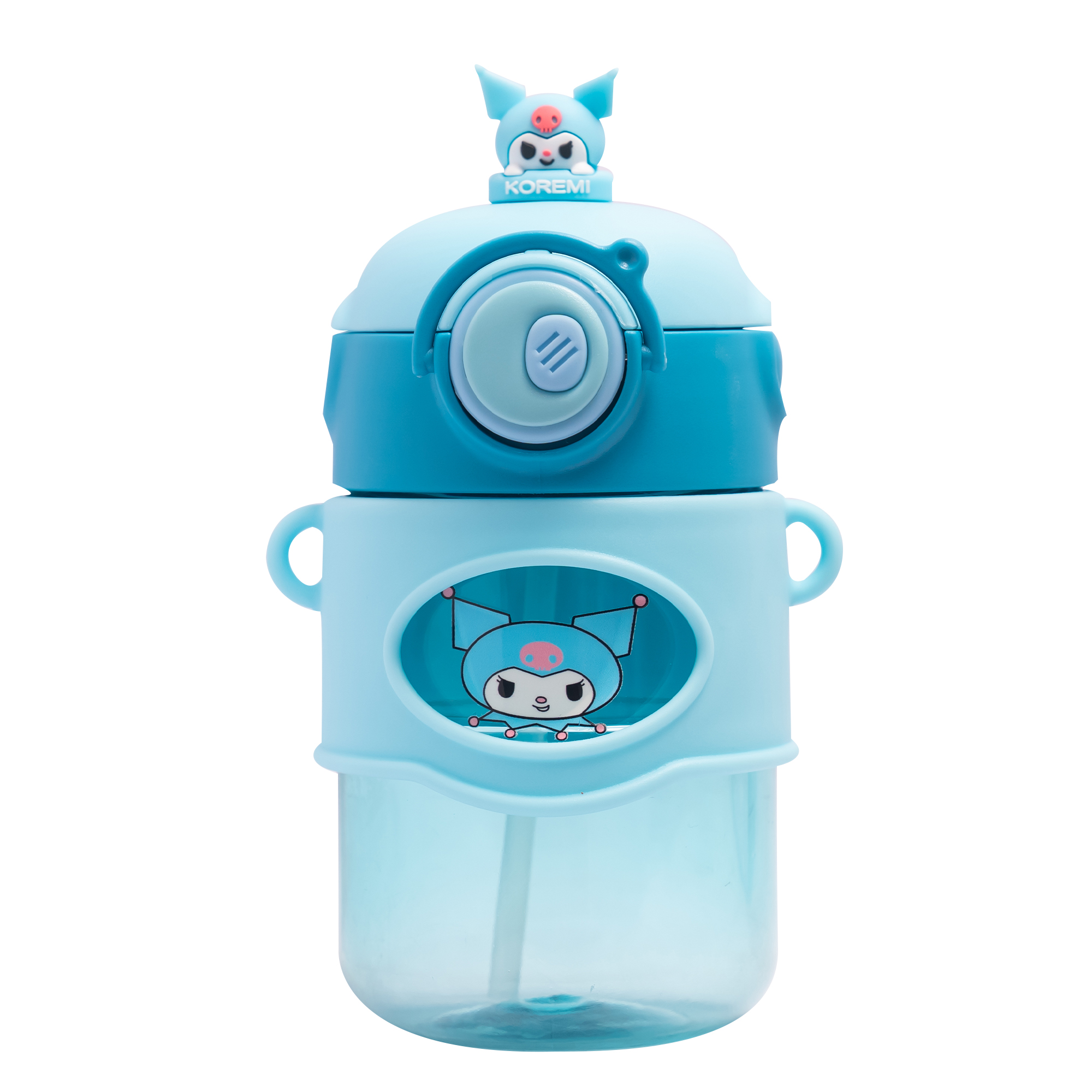 Astronaut/Pilot Theme Kids Water Bottle 500ml – BPA Free Plastic Bottle with Straw, Leak-Proof, One Touch Lid, Cute Space Design for School & Travel. - Image 17