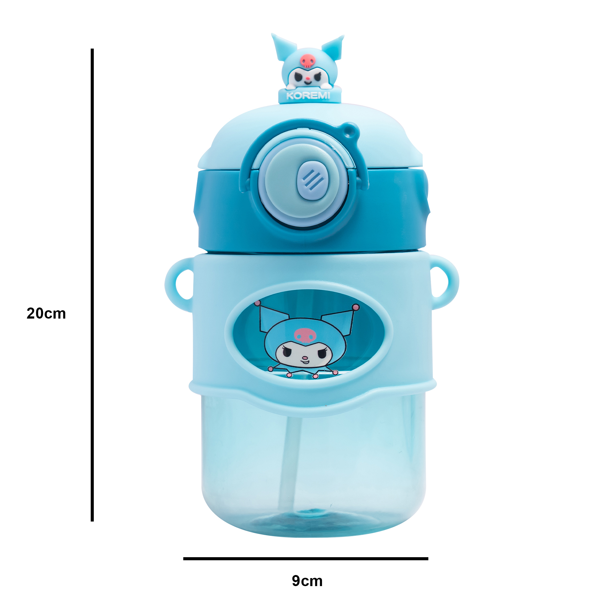 Astronaut/Pilot Theme Kids Water Bottle 500ml – BPA Free Plastic Bottle with Straw, Leak-Proof, One Touch Lid, Cute Space Design for School & Travel. - Image 16