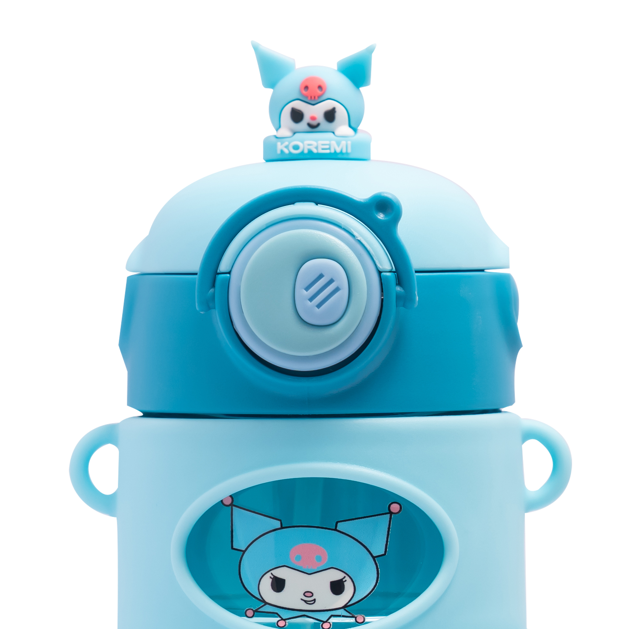 Astronaut/Pilot Theme Kids Water Bottle 500ml – BPA Free Plastic Bottle with Straw, Leak-Proof, One Touch Lid, Cute Space Design for School & Travel. - Image 15